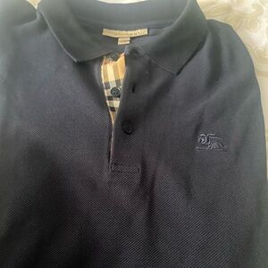 Burberry Polo Shirt Navy Blue XXXL